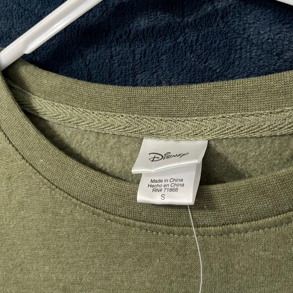 DISNEY Lion King Hakuna Matata Center Design Green Long Sleeve Shirt Woman Small - Picture 3 of 7